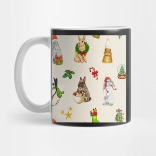 Christmas bunnies Mug